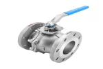 Ball valve flange type
